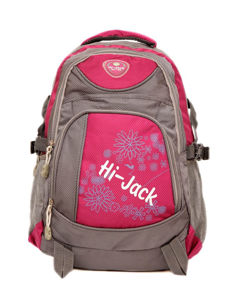 Hijack Imported 4061 Pink College Backpack - Buy Hijack Imported 4061 ...