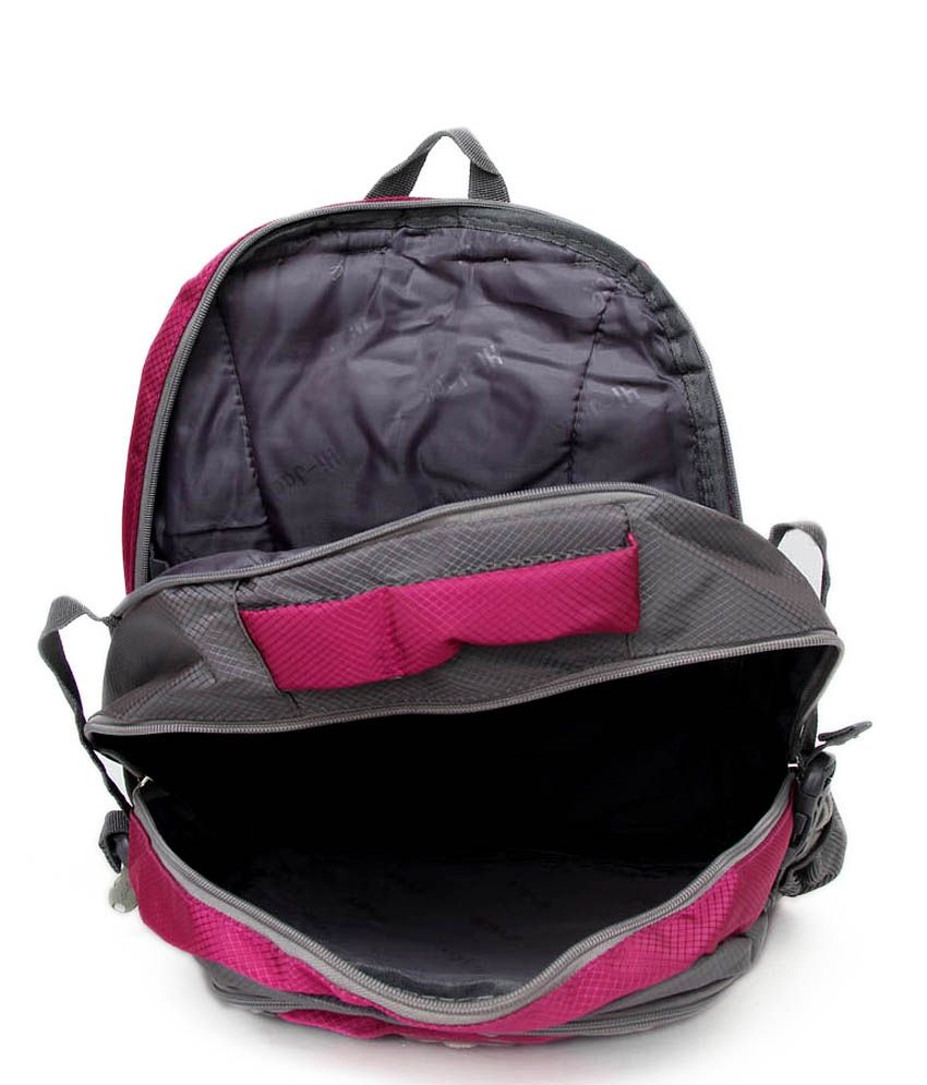 pink college backpack