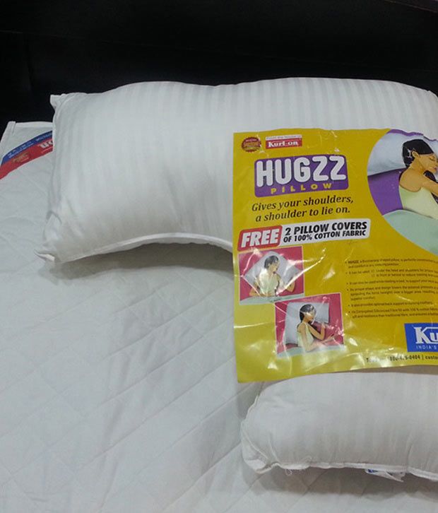 Kurlon White Cotton Special Pillows With 2 Pillow Covers Buy Kurlon
