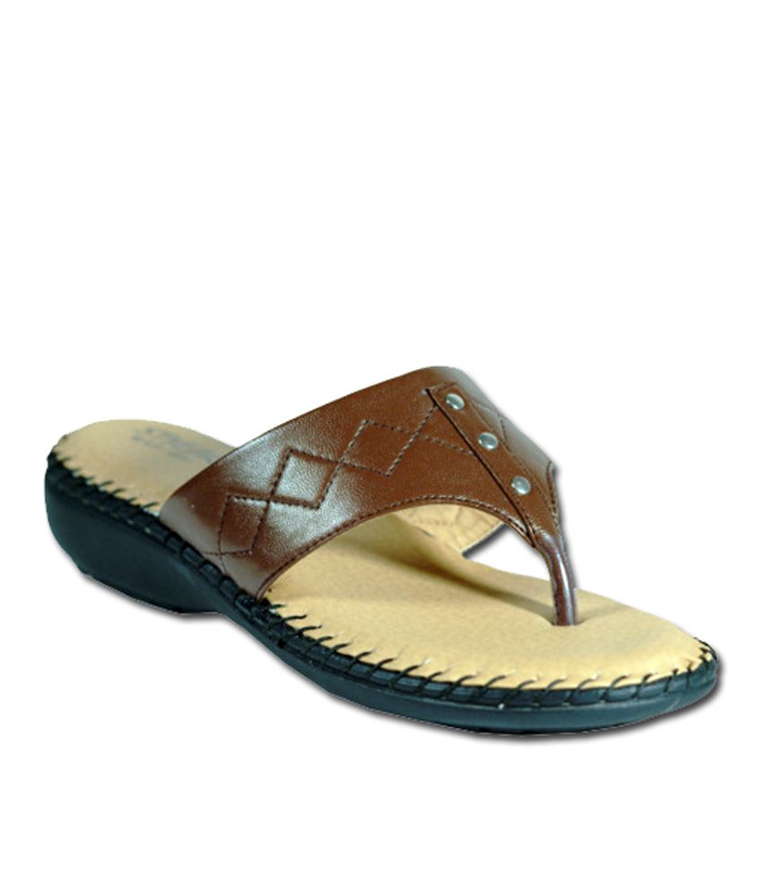 Stylar Brown Daily Wear Sandals - Buy Women's Sandals @ Best Price ...