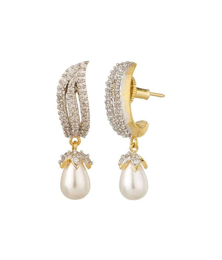 Voylla Gold Plated Pearl Drop Earrings Crafted With Cz Stones Buy Voylla Gold Plated Pearl Drop Earrings Crafted With Cz Stones Online At Best Prices In India On Snapdeal To choose the best color, shape, and style for you, go over these guidelines before buying. voylla gold plated pearl drop earrings crafted with cz stones