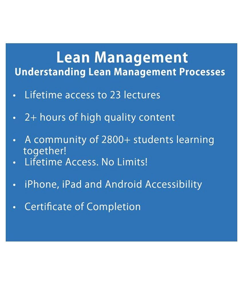 lean management training