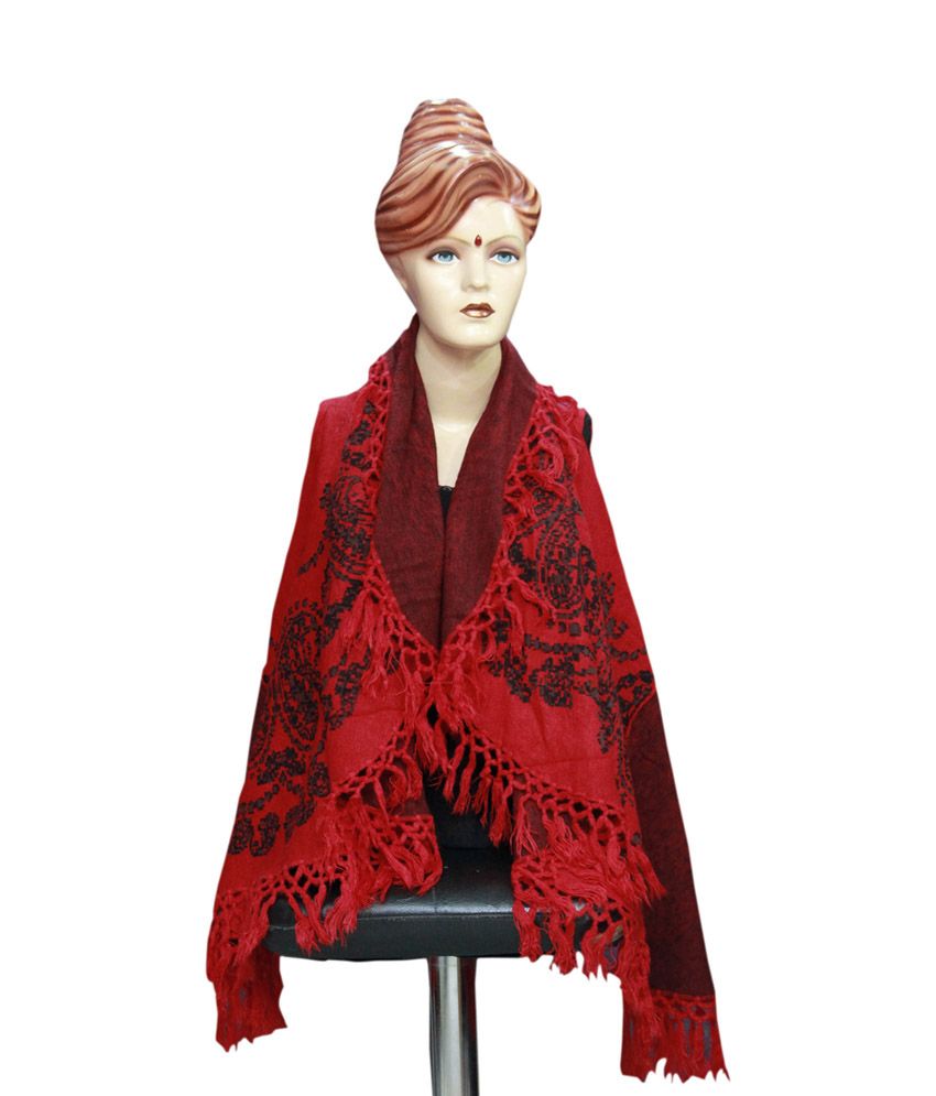 Nehazz Collection Red Magical Shrug Cum Stole Buy Online at Low Price in  India - Snapdeal