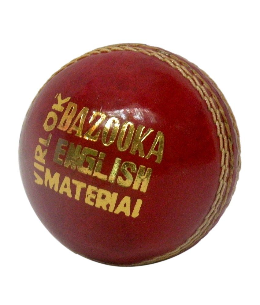 Virlok Bazooka Cricket Leather Ball (pack Of 6 Balls) Buy Online at