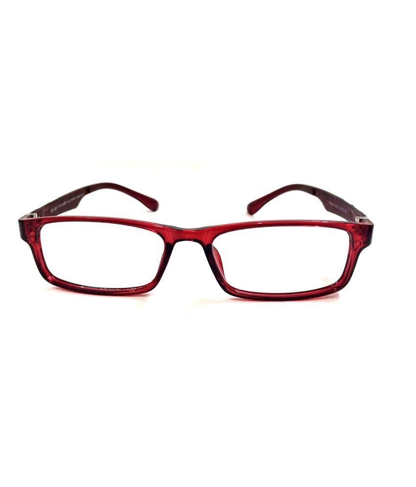 Eye Player Frames Red Oval Anti-glare Full Rim Normal Eyeglass - Buy ...