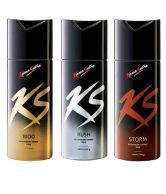 Kamasutra Men Deodorants (Storm, Woo, Rush) 150ml Each