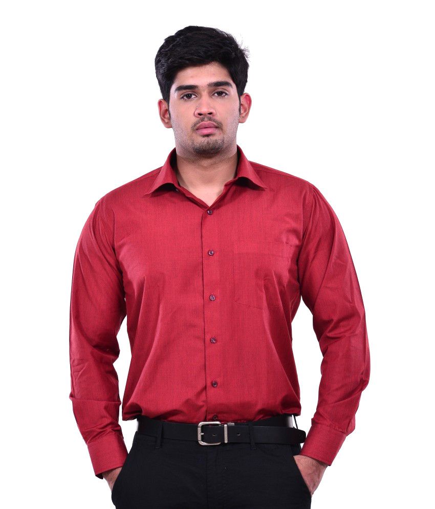 maroon shirt mens