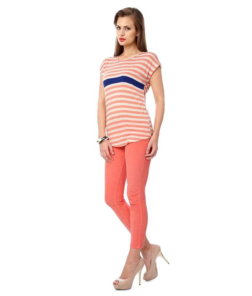 allen solly striped pants