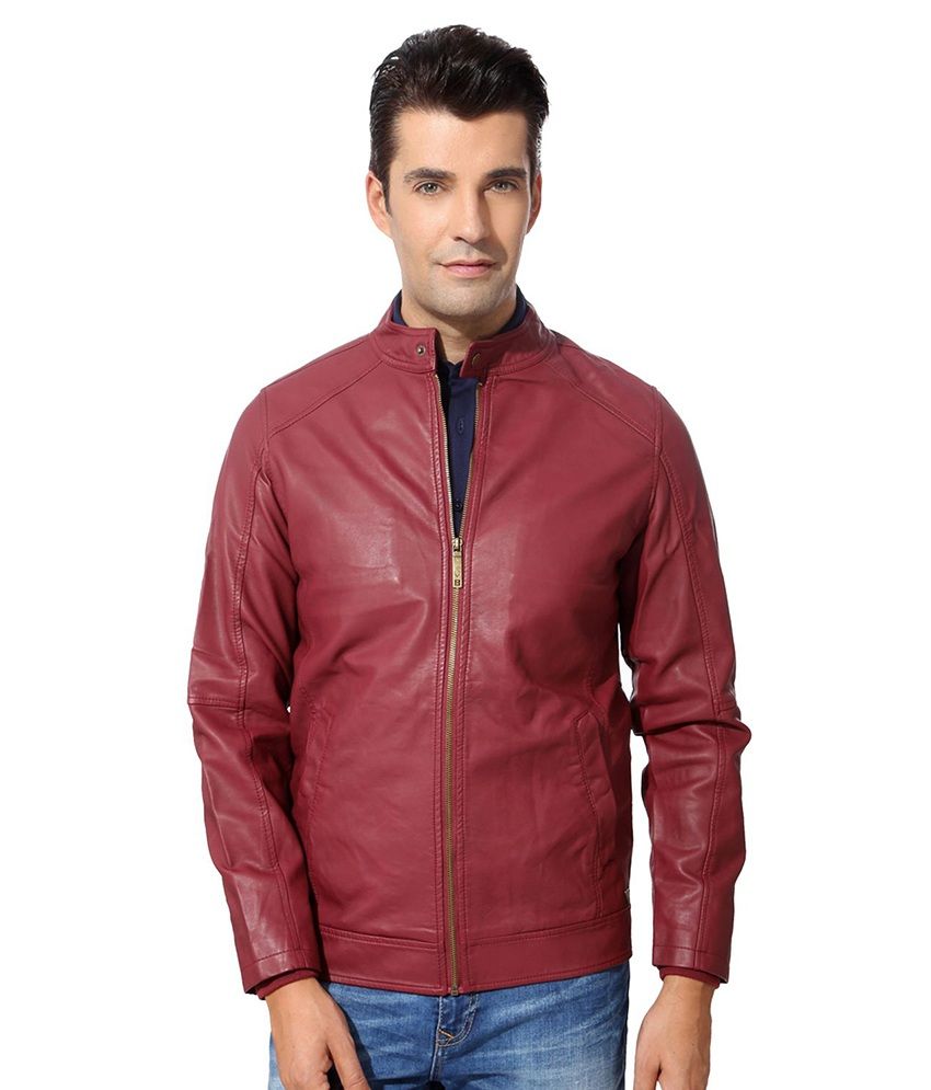 allen solly leather jackets for mens