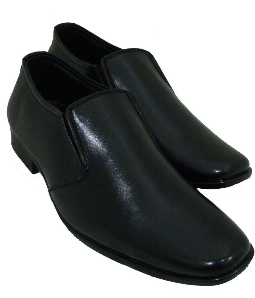 Senso Vegetarian Shoes Black Formal Shoes Price in India