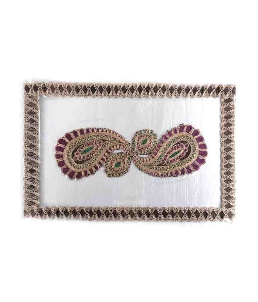 Shree Pink Designer Laminated Table Mats Set Of 6 Pieces Buy Shree