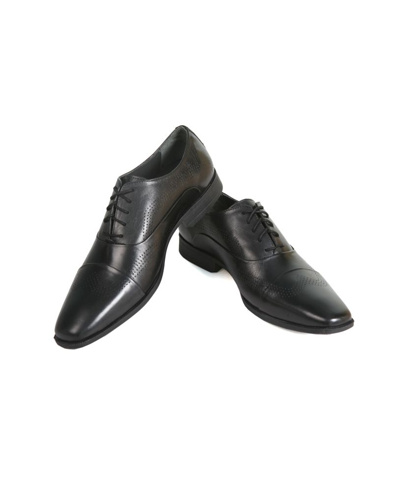 Vito Rossi Black Lace Formal Shoes Price in India- Buy Vito Rossi Black ...