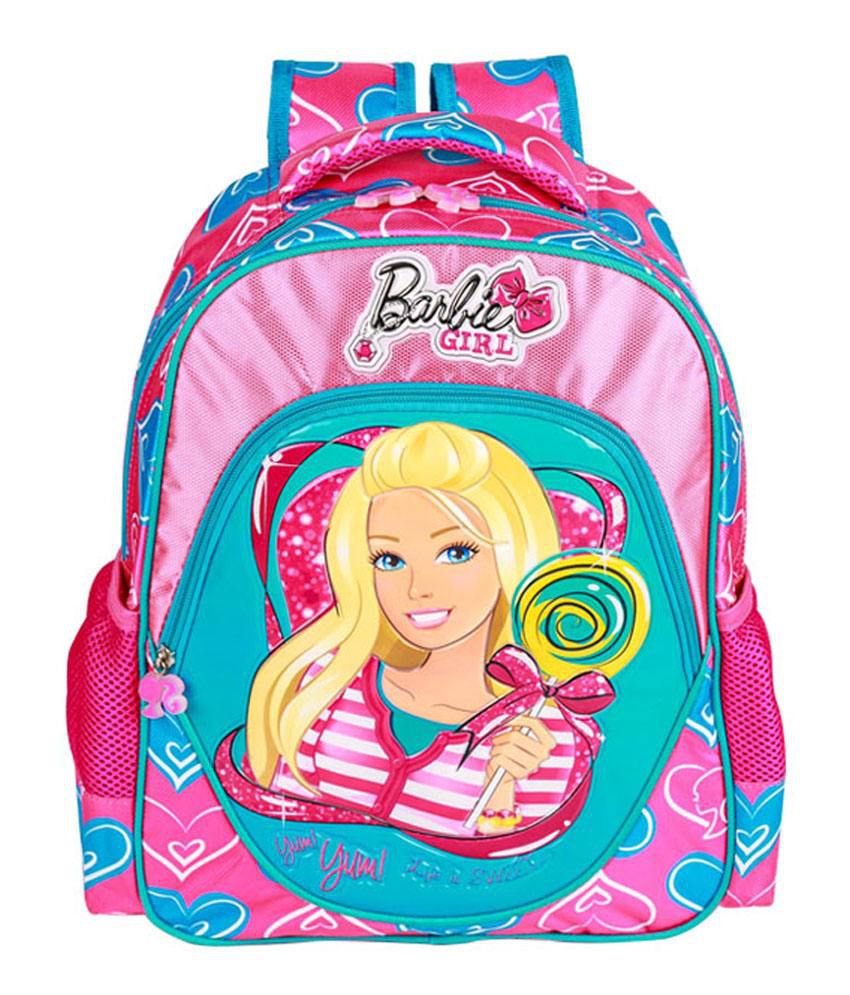 Barbie Girl School Bag 18 inch: Buy Online at Best Price in India ...