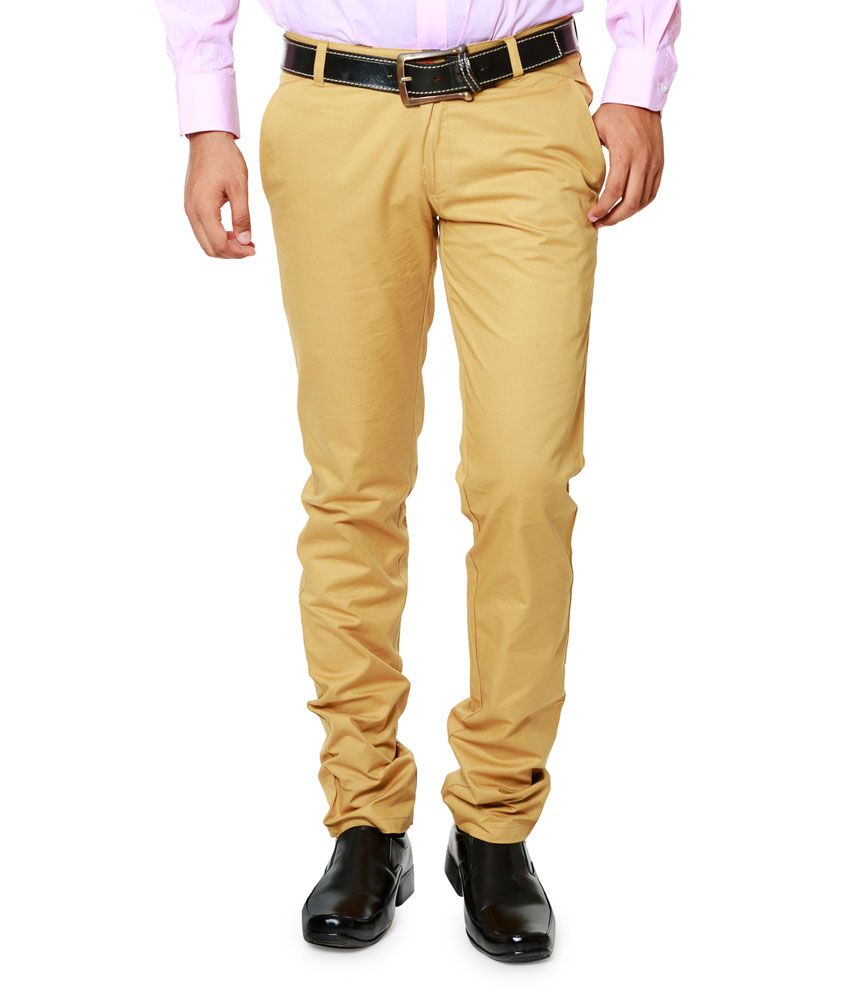 yellow formal pants