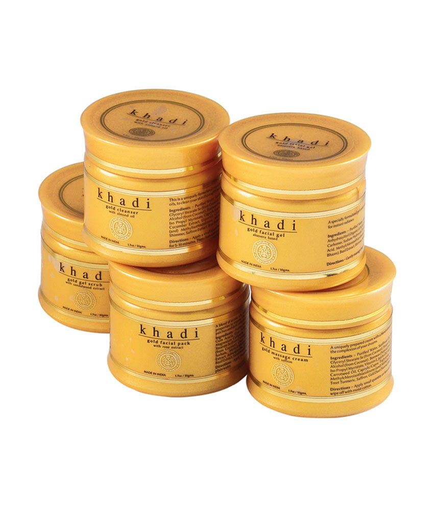khadi gold facial kit