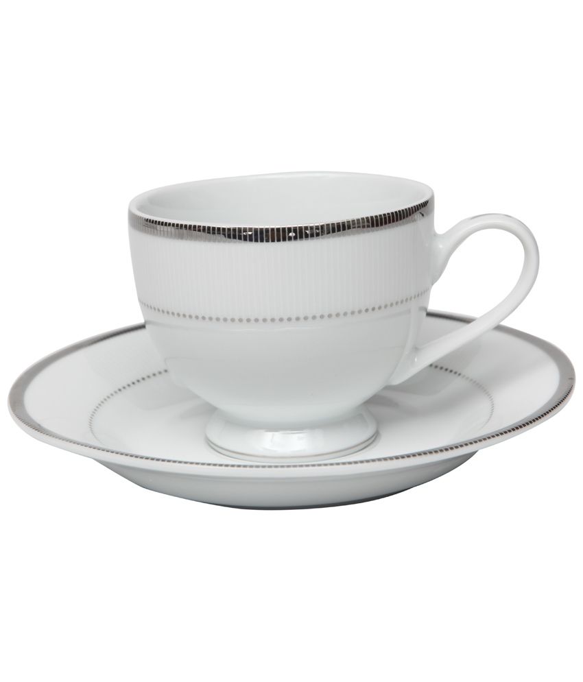 Lakline Porcelain Cups And Saucers Set 12 Pcs Buy Online at Best