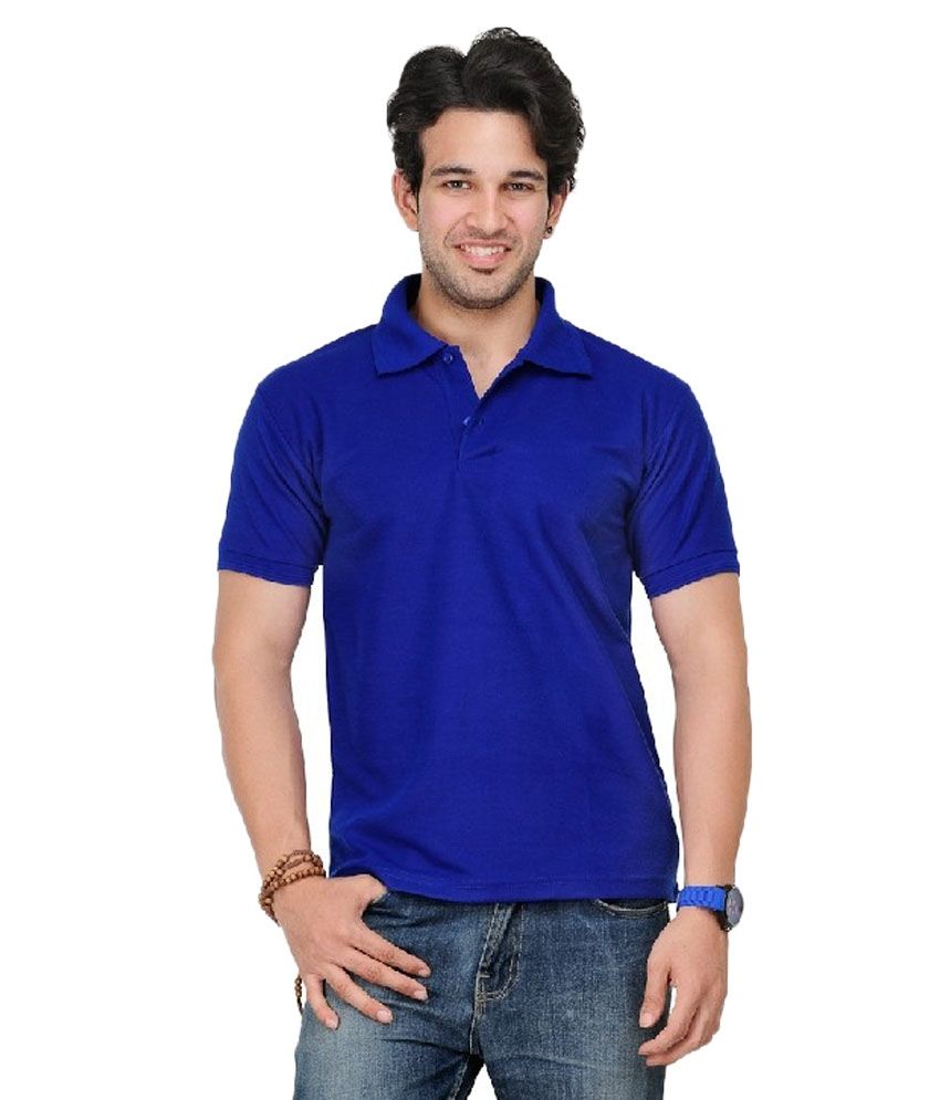 Kb Polo Blue Color Cotton Polo T Shirts Buy Kb Polo Blue Color Cotton Polo T Shirts Online At Low Price Snapdeal Com