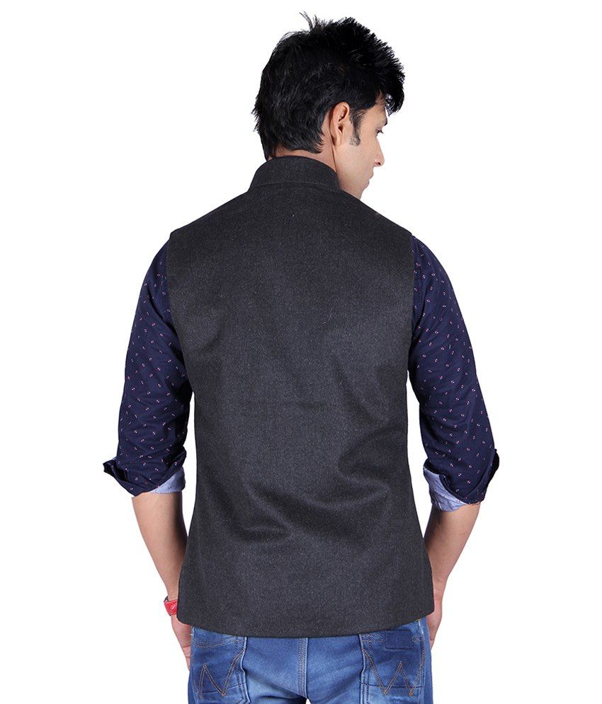 Black Semiformal Waistcoat Buy Black Semiformal Waistcoat Online at