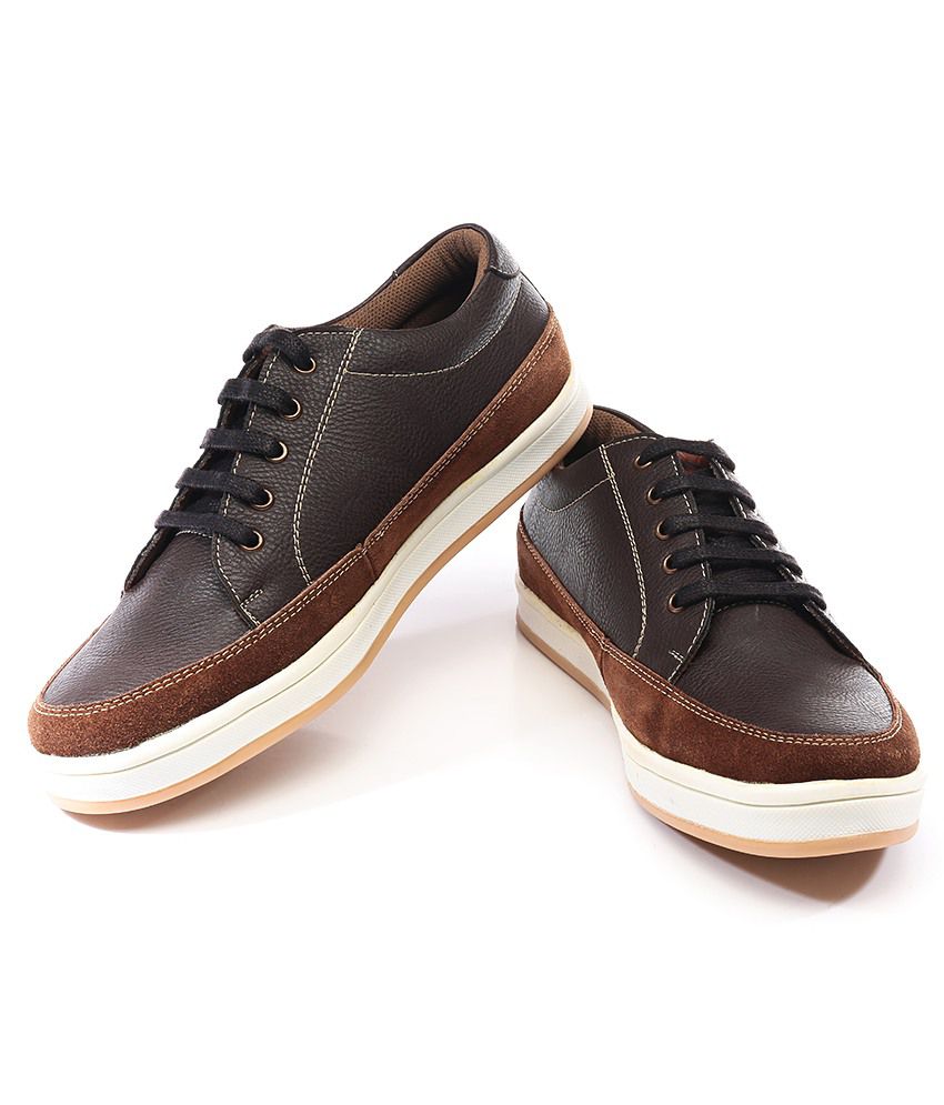 Numero Uno Brown Smart Casuals Shoes - Buy Numero Uno Brown Smart ...