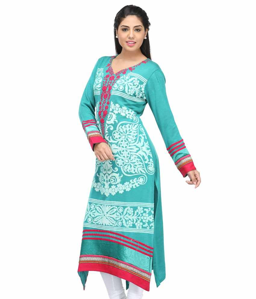 best woolen kurtis