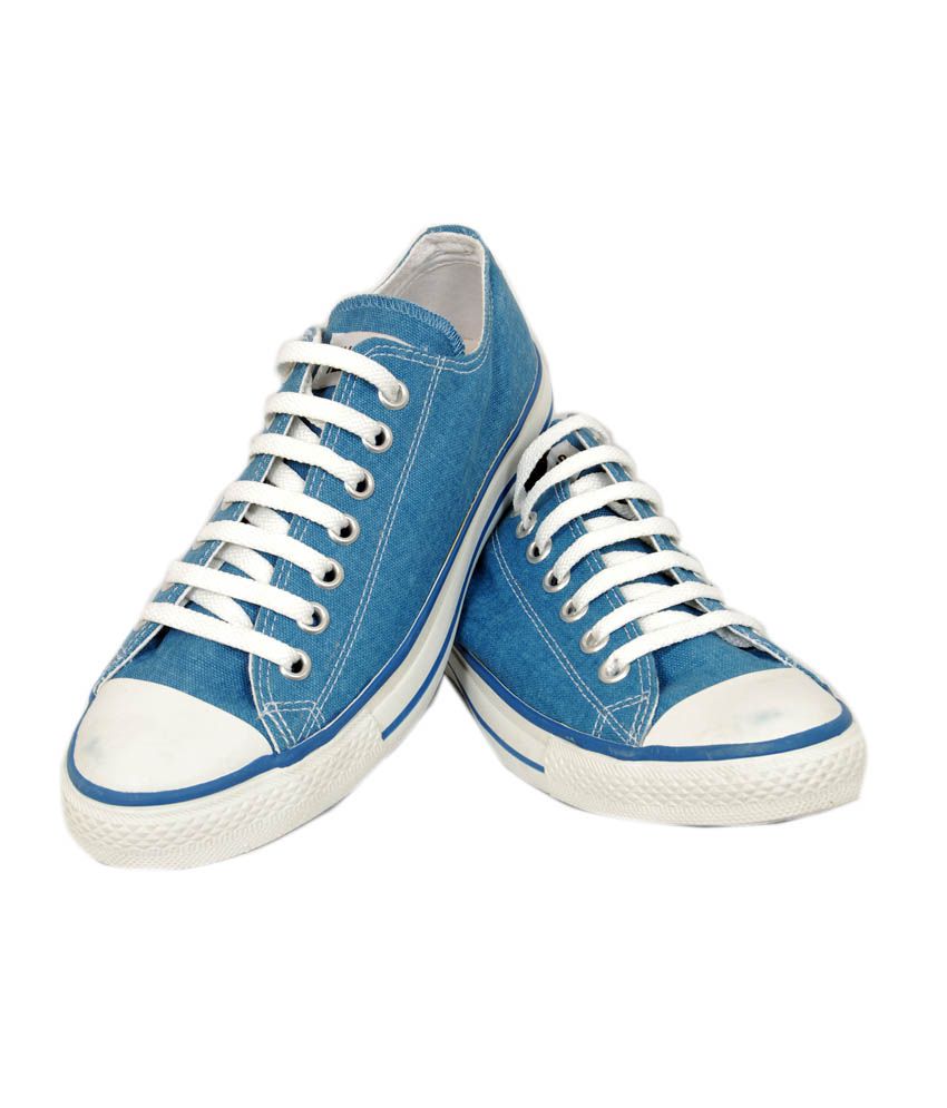 Converse Blue Canvas Casual Shoes For Men - Buy Converse Blue Canvas ...