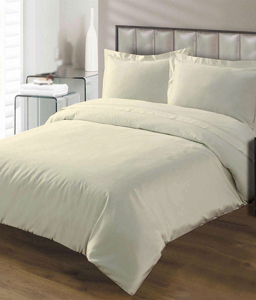 Egyptian Cotton Duvet Cover 200 Thread Count Solid Single Size - Buy ...