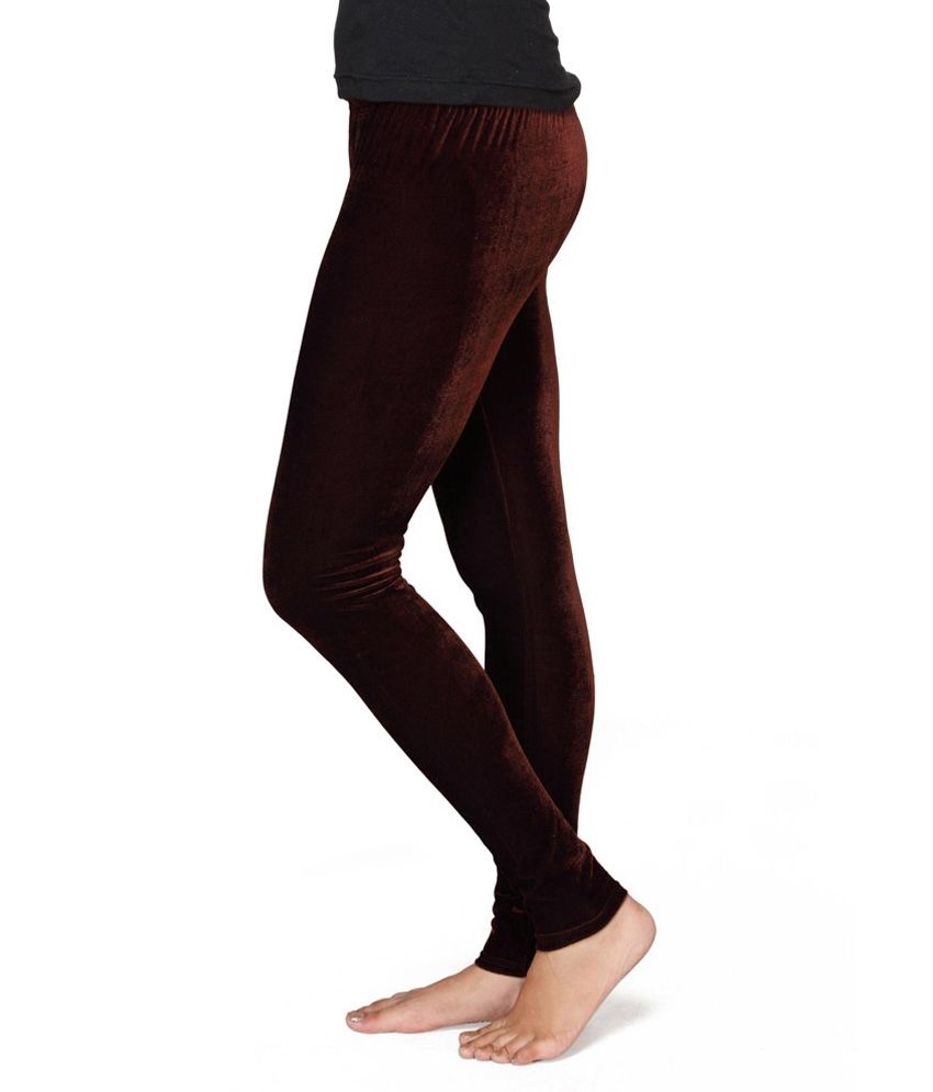 Brown Velvet Leggings Deals, 53% OFF 