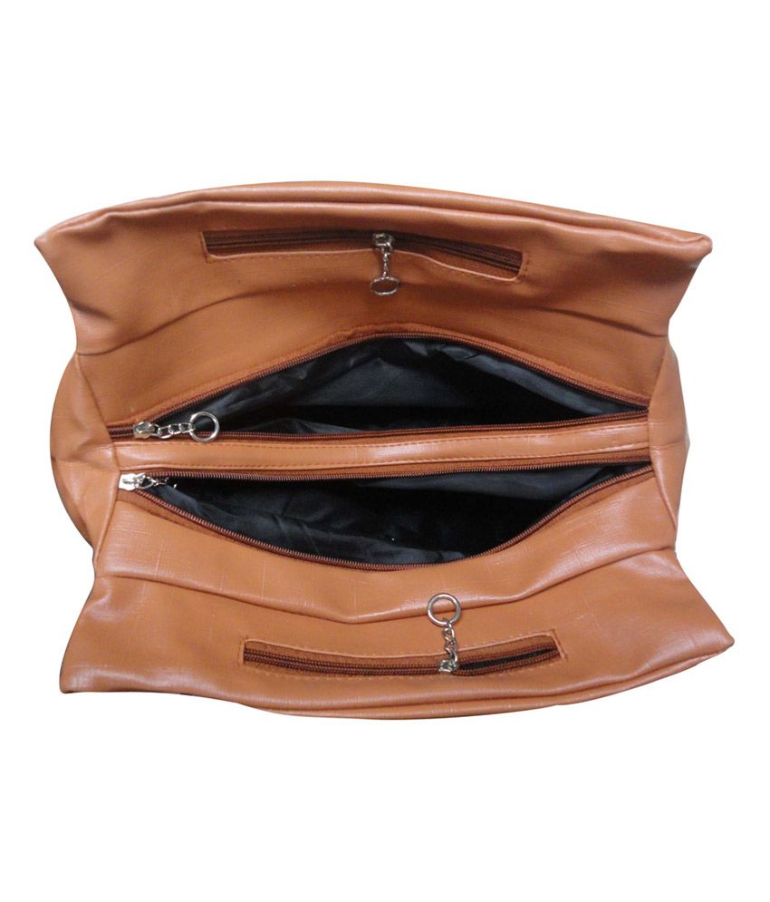 small tan shoulder bag