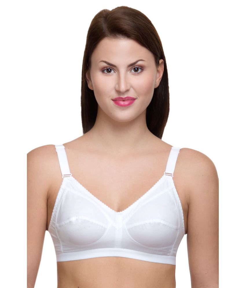 Buy Fittme White Cotton Bra Online At Best Prices In India Snapdeal