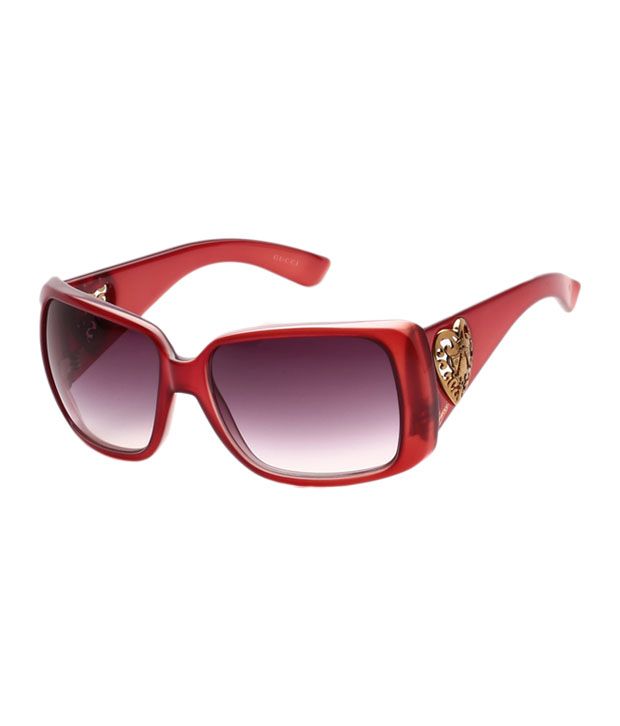 designer red sunglasses