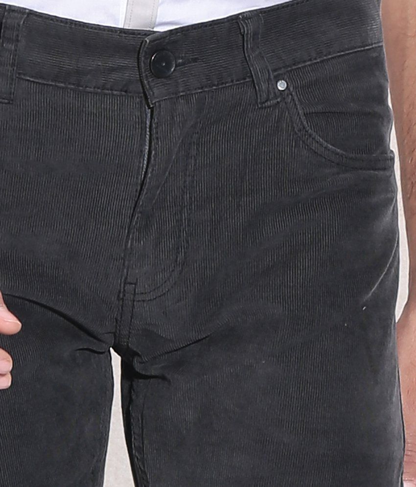 Celio Black Regular Fit Casual Trousers - Buy Celio Black Regular Fit ...