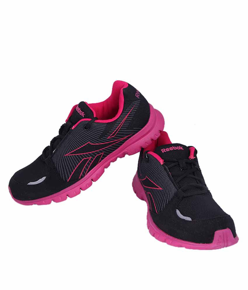 Reebok Black And Pink Colour Running 
