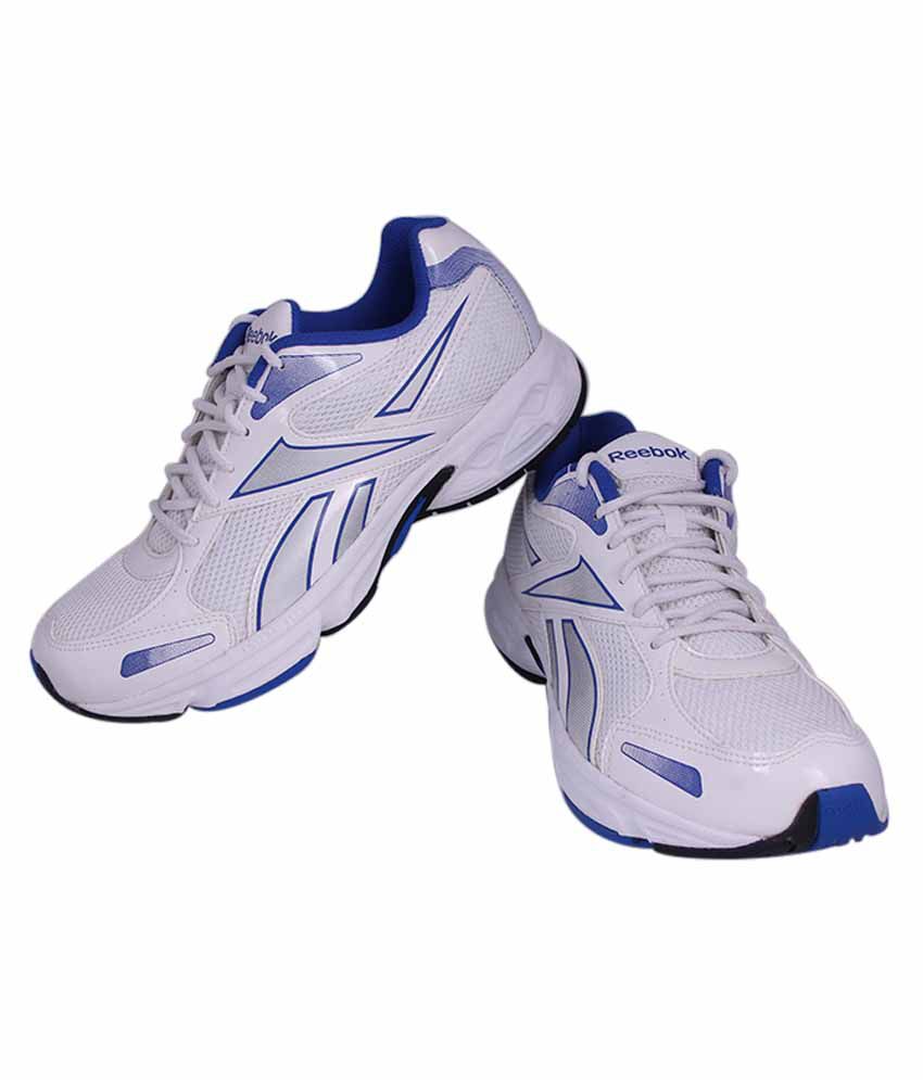 Reebok White And Blue Colour Running 
