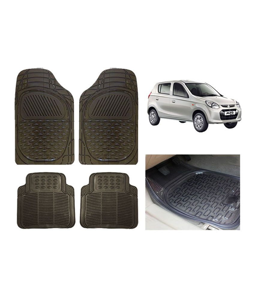 Autosun Maruti Suzuki New Alto 800 Smoke Rubber Car Foot Mat Set Of 4 ...