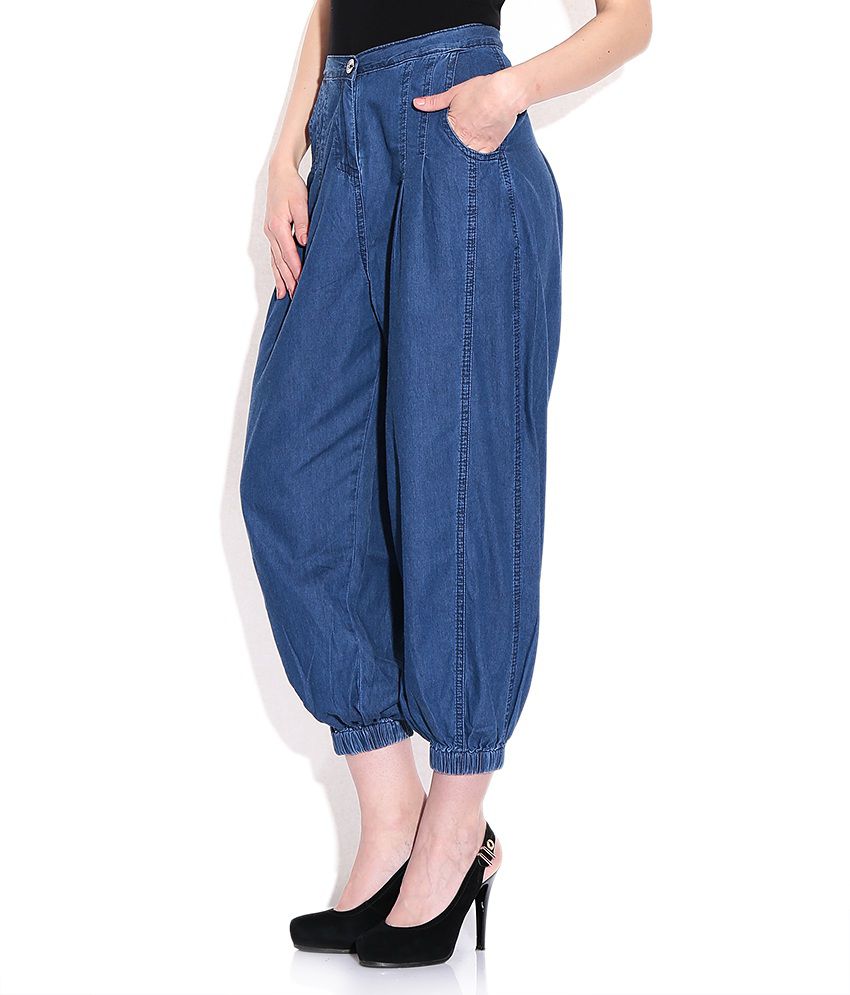 Global Desi Blue Harem Pants Price in India - Buy Global Desi Blue ...