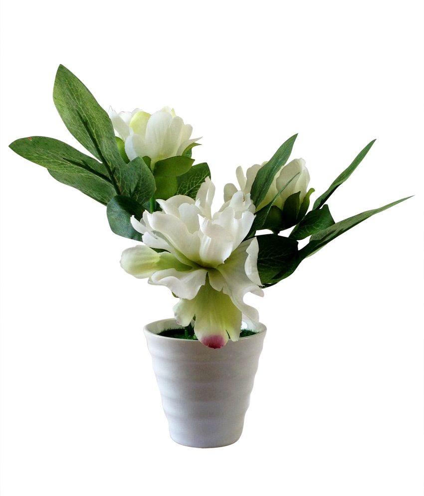 Gift Island Artificial Flower In Small Pot Buy Gift Island Artificial