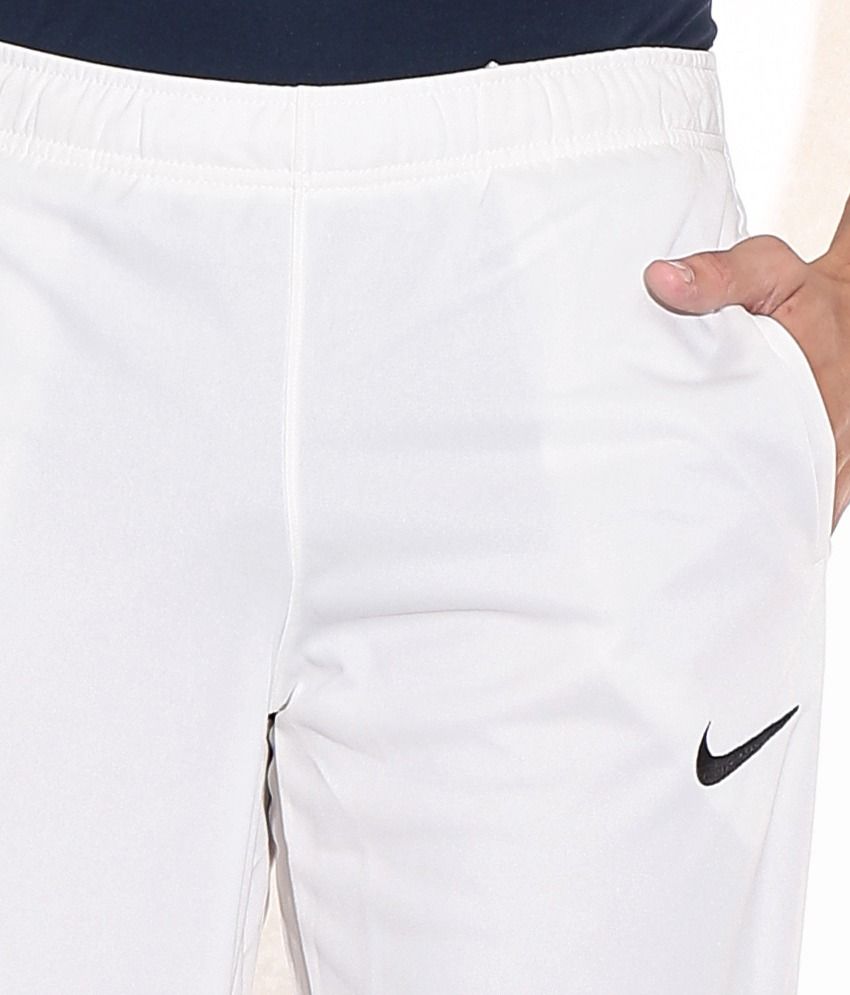 Nike White Polyester Trackpants - Buy Nike White Polyester Trackpants ...