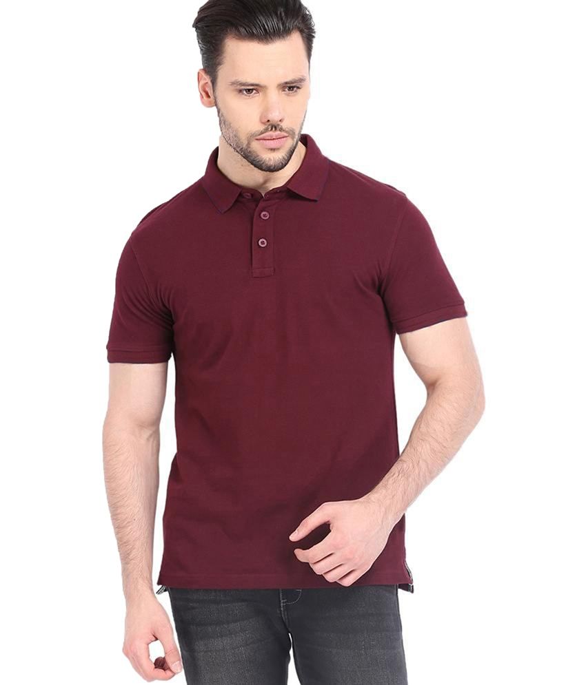     			Nimya fashion Mehroon Polo T-shirt