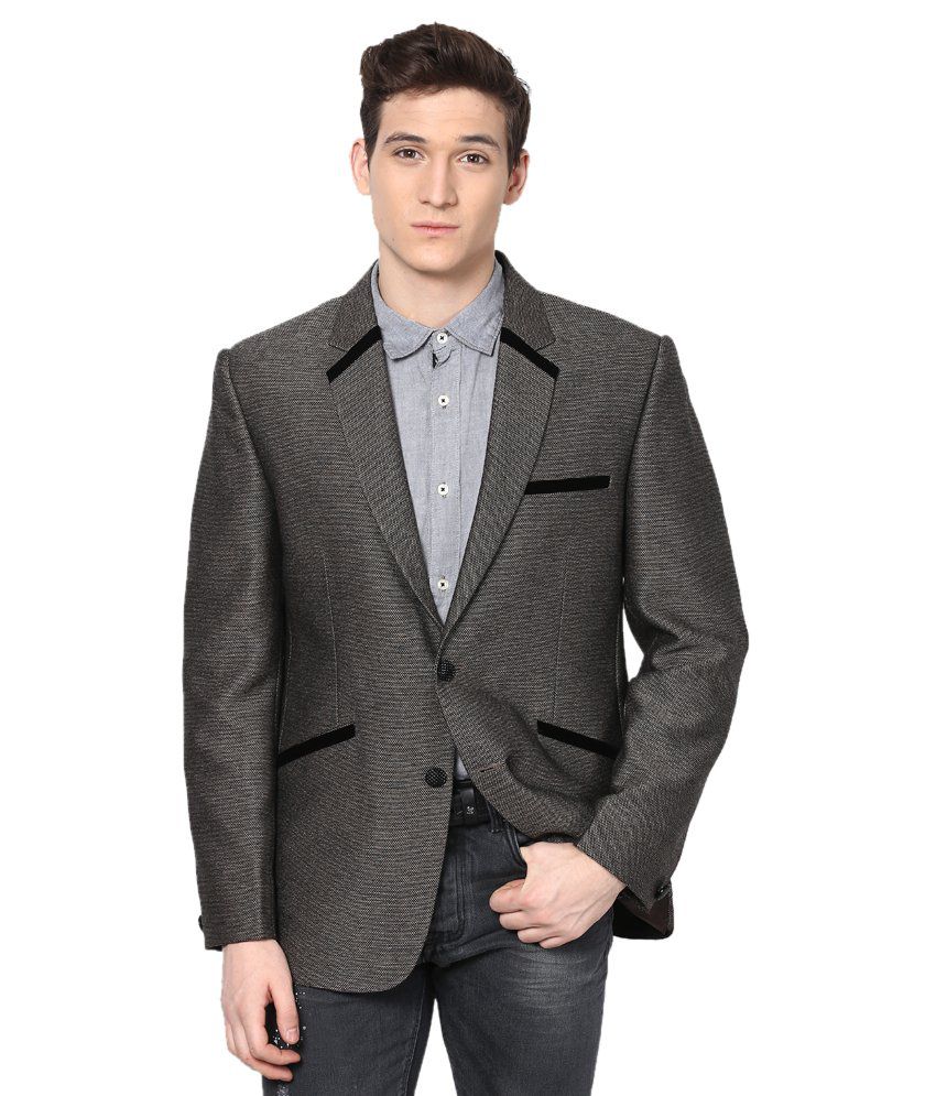 Gray Formal Blazers - Buy Gray Formal Blazers Online at Best Prices in ...