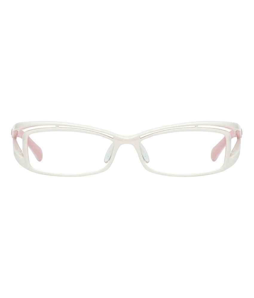 Hawai Classy White Framed Eyeglasses For Women Buy Hawai Classy White