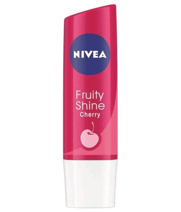 Nivea Combo Of Fruity Shine Strawberry & Cherry Lip Balm 4.8g: Buy ...