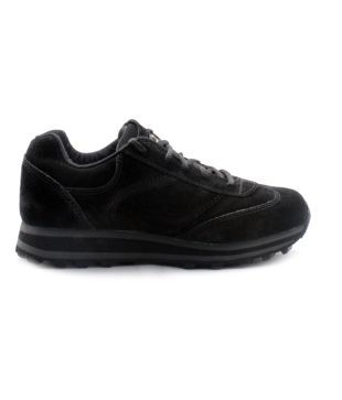 lakhani black leather shoes