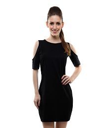 miss chase black bodycon dress