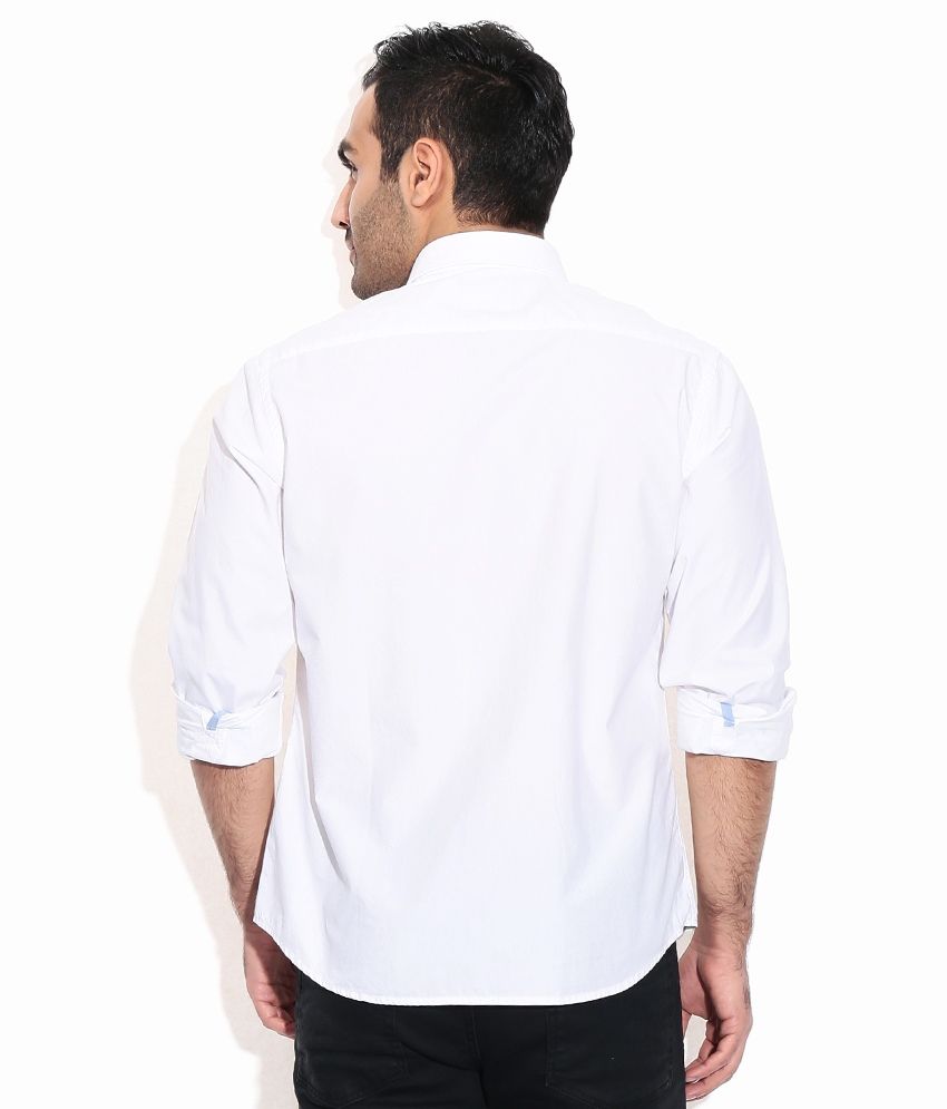 indian terrain white linen shirts