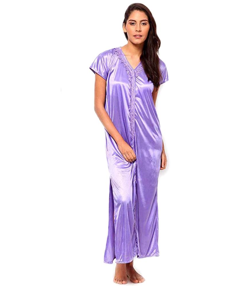 Buy Krazy Katz Multi Color Satin Nighty Online at Best Prices in India ...