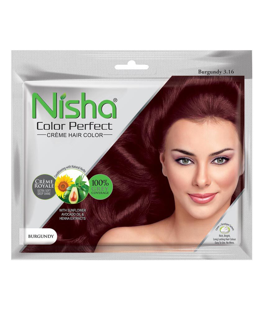 Nisha Dark Brown,Natural Brown,Burgundy Semi Permanent Hair Color Black 1  gm: Buy Nisha Dark Brown,Natural Brown,Burgundy Semi Permanent Hair Color  Black 1 gm at Best Prices in India - Snapdeal