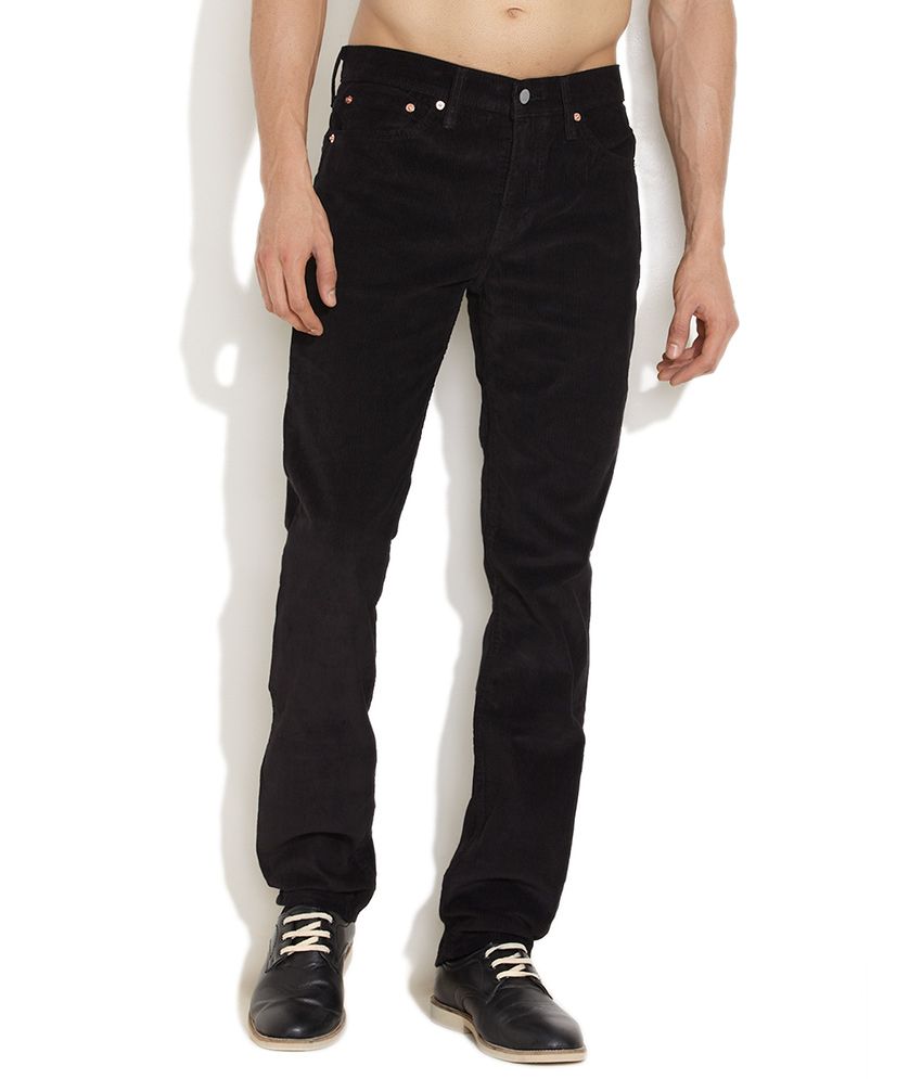 levi's black jeans slim fit