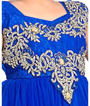 Aarika Blue Party Wear Gown For Kids