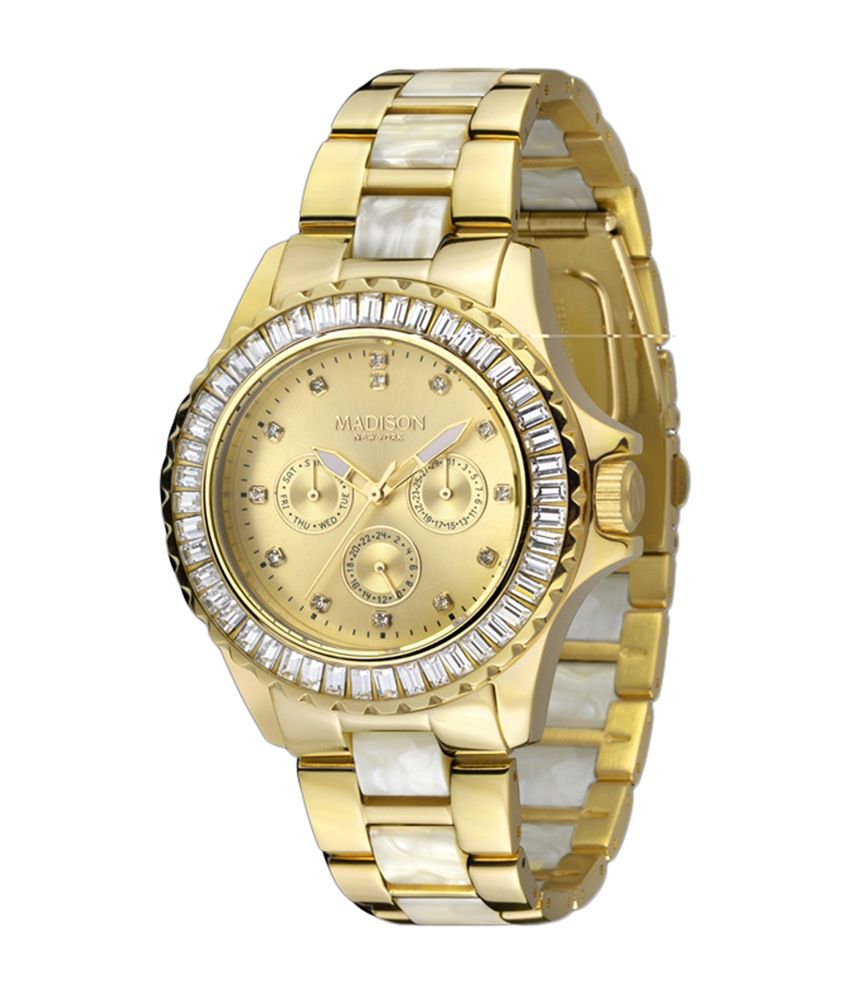 Madison Ny L4794c1 Women's Watch Price in India: Buy Madison Ny L4794c1  Women's Watch Online at Snapdeal