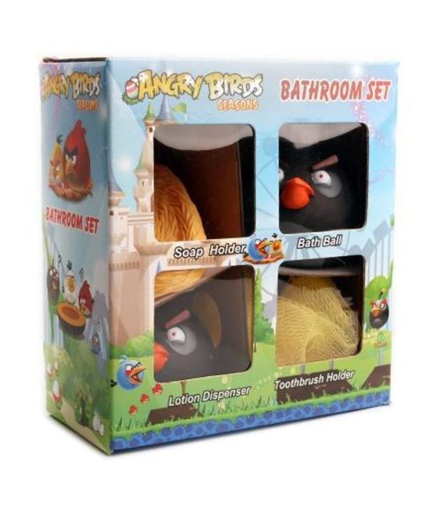 angry birds bathroom set